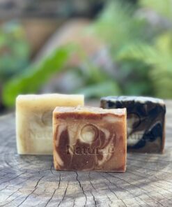 Combo Xà Phòng Trị Mụn Lưng + Xà Phòng Cám Gạo + Xà Phòng Nghệ Naturae 7 combo xa phong sach sang min kho qua nghe yen mach naturae home store 1