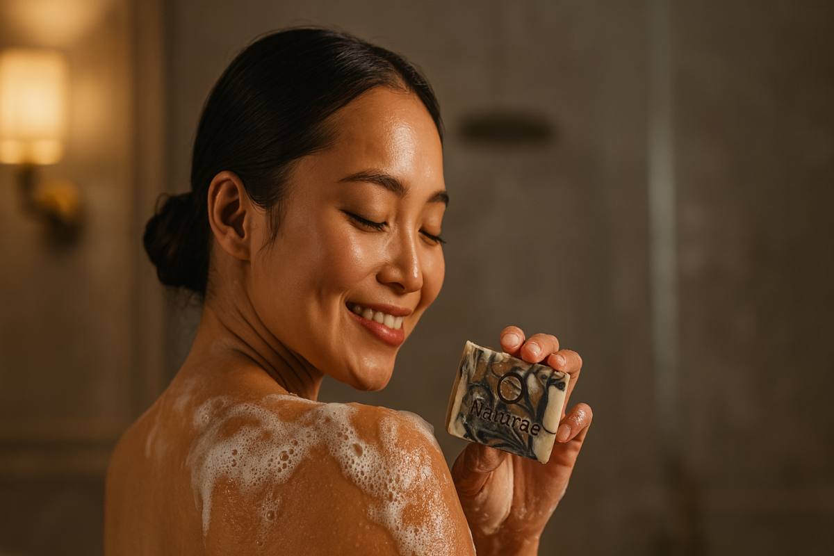 Tắm bằng xà phòng có giảm mụn không